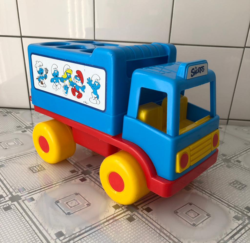 Speelgoed auto met blokken, Ophalen, Gebruikt