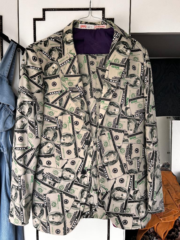 Karnaval  oppo suits dollar, Ophalen of Verzenden, Nieuw, 170 of groter, Jongen