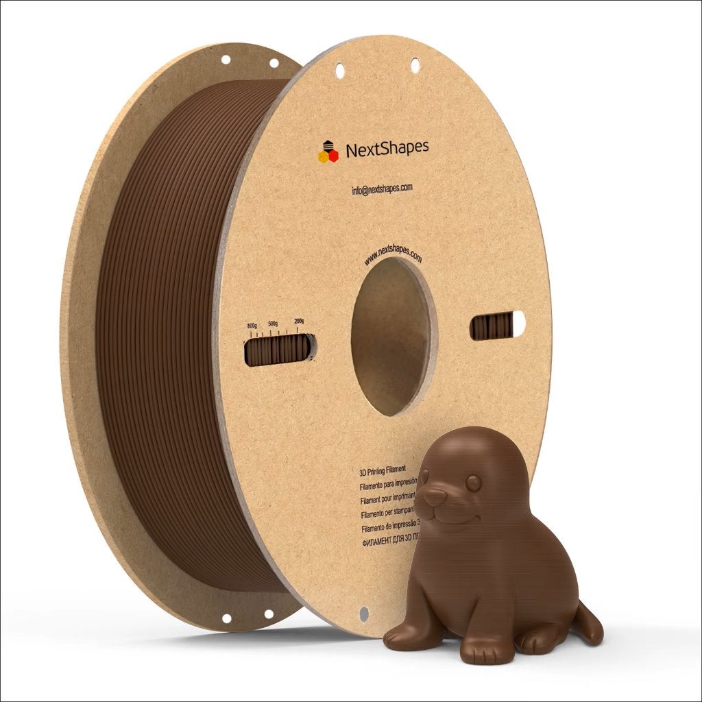 NextShapes Chocolate PLA Filament 1.75mm, Ophalen, Nieuw, Filamentrollen