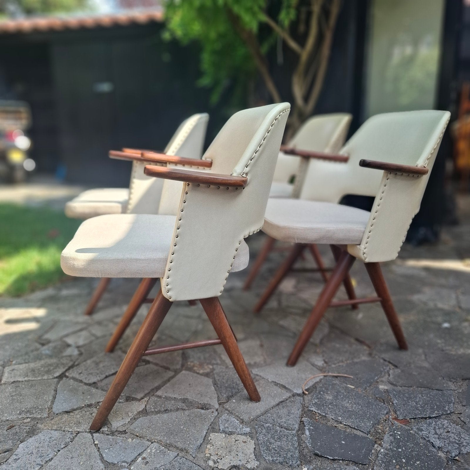Pastoe FT30 stoelen 4x van Cees Braakman, jaren 50, Ophalen