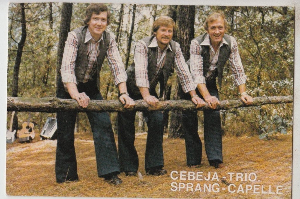 Sprang-Capelle CEBEJAS -TRIO 1977 Muziek Ongelopen, Ophalen of Verzenden, 1960 tot 1980, Ongelopen, Noord-Brabant