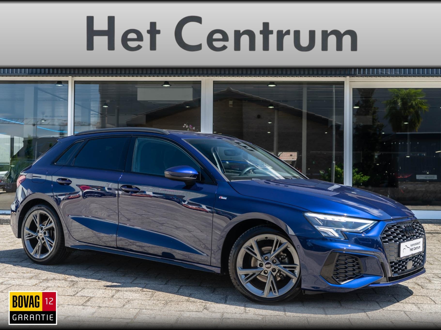 Audi A3 Sportback 35 TFSI S edition S-line - Carplay - El. a, Auto's, Stof, 4 cilinders, 150 pk, Blauw