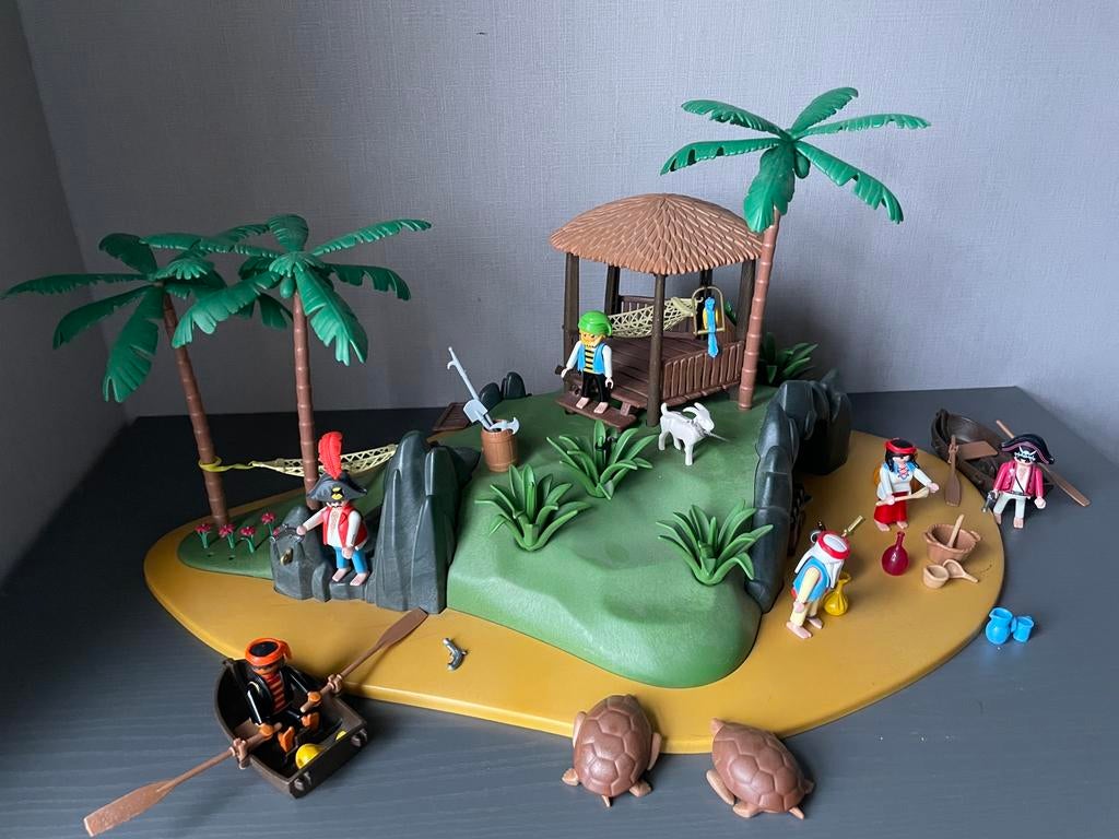 Piraten schateiland playmobil 3799, Ophalen, Zo goed als nieuw
