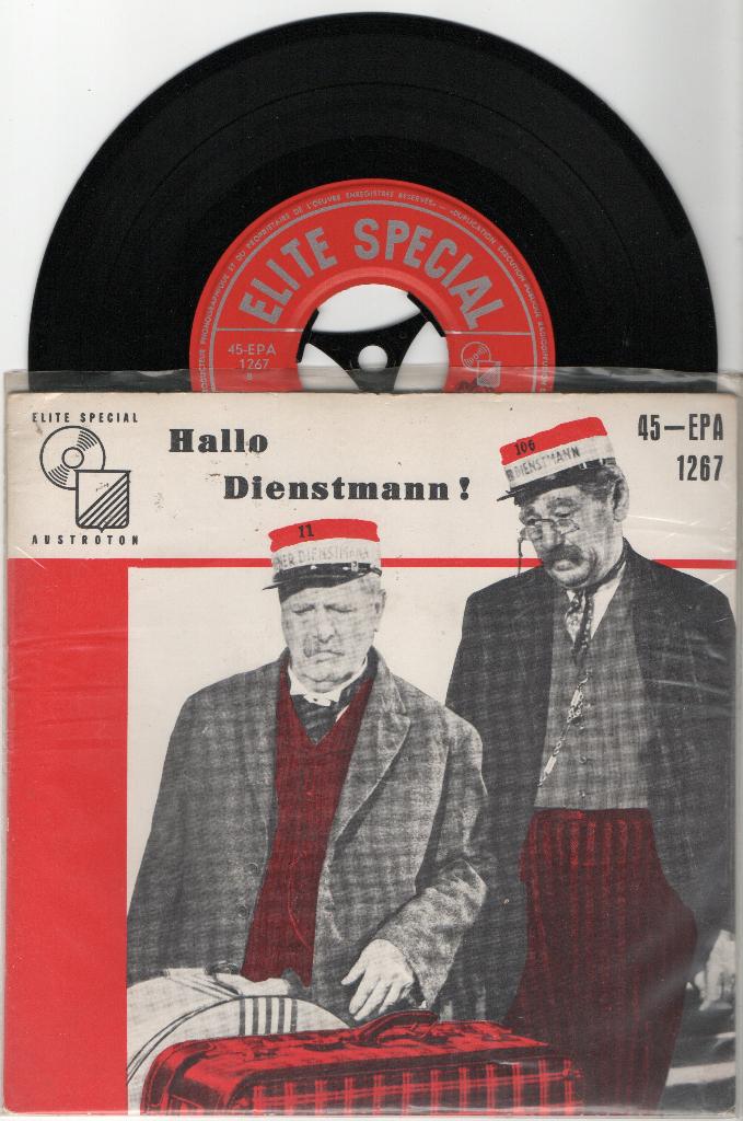 Hans Moser, Paul Hörbiger – Hallo Dienstmann!, Overige genres, 7 inch, Ophalen of Verzenden, Zo goed als nieuw