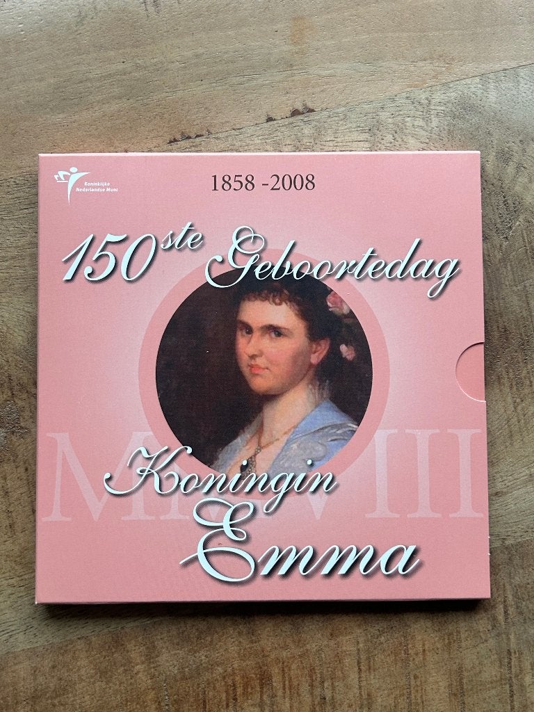 Zilveren 150ste Geboortedag Koningin Emma munt, Postzegels en Munten, Munten | Nederland, Ophalen of Verzenden