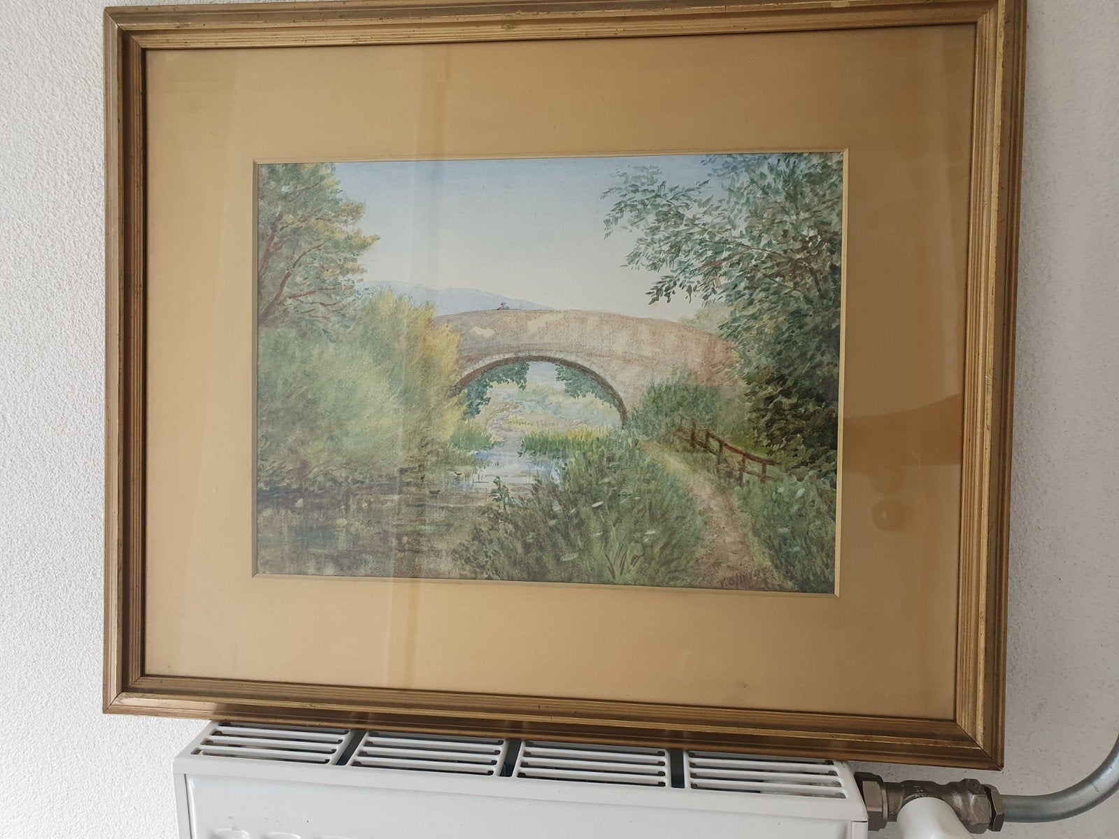 Prachtige schilderij van Aug Walker, Antiek en Kunst, Ophalen