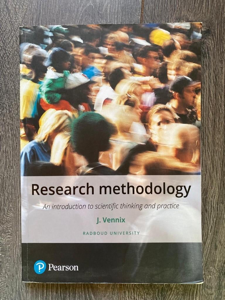 Research methodology, Ophalen, Pearson, Alpha, WO
