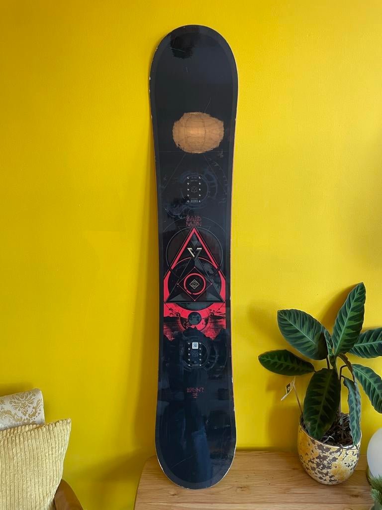 Set: Salomon snowboard en bindingen, en Burton schoenen, Ophalen, Gebruikt, Board