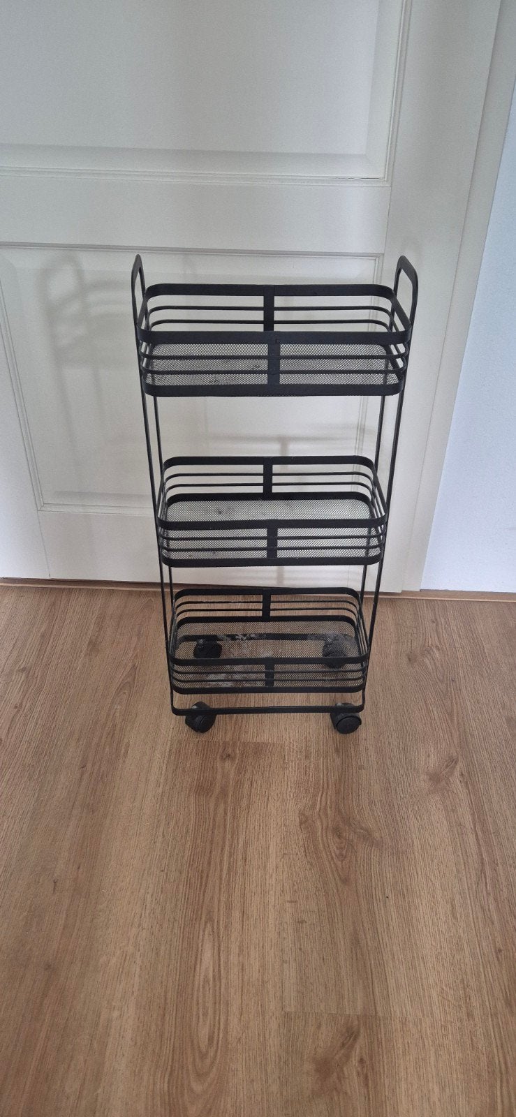 Zwarte Opbergtrolley Yves • Kwantum • goede staat • 33x18 cm, Ophalen, Gebruikt