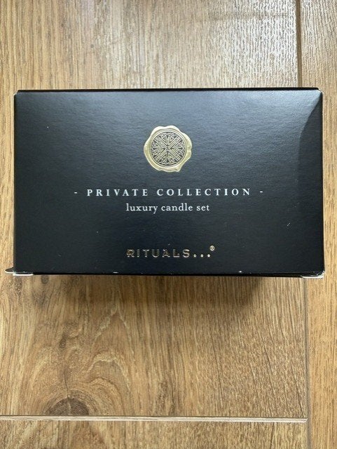 Rituals Private collection luxury candle set, Nieuw, Ophalen of Verzenden, Rituals, Kaars