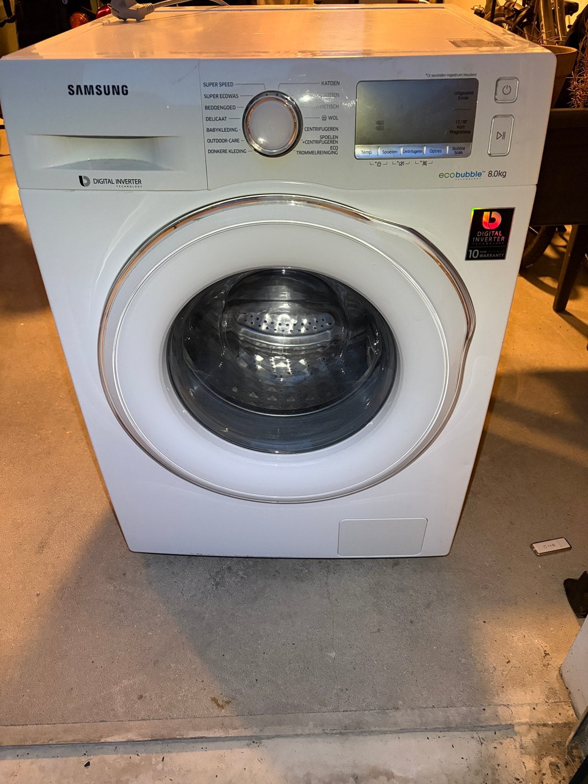 Gratis Samsung Wasmachine - Defect (rubber en centrifuge), Ophalen, 1200 tot 1600 toeren, 8 tot 10 kg, Voorlader