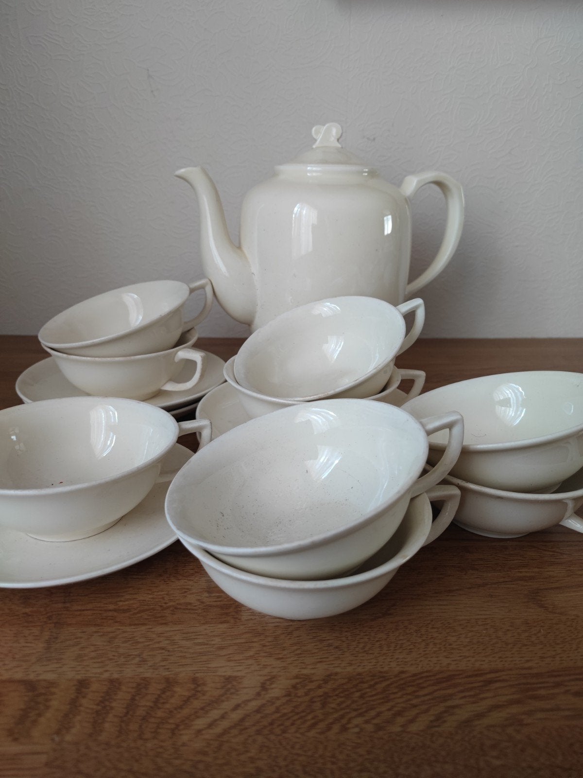 Vintage theeservies van Société Céramique Maastricht, Ophalen of Verzenden