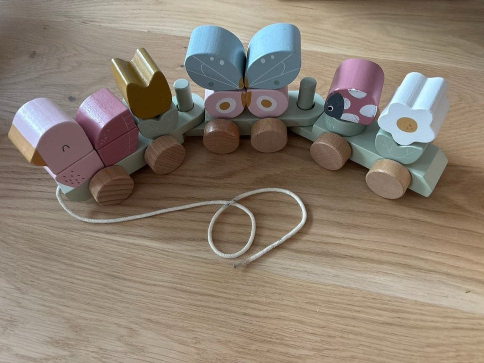 Little Dutch Blokkentrein Fairy Garden, Ophalen of Verzenden, Zo goed als nieuw, Overige typen, Met wieltjes