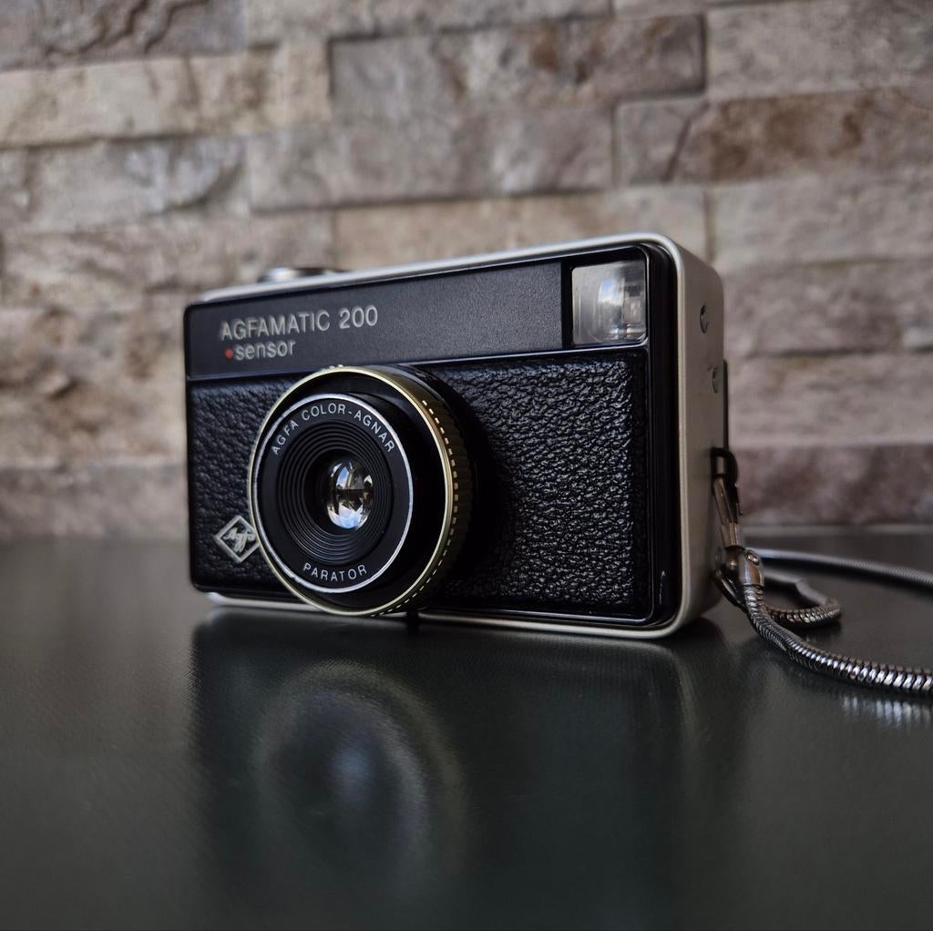 Vintage Agfa Agfamatic 200 Sensor compactcamera jaren '70, Ophalen of Verzenden, Compact, Overige Merken