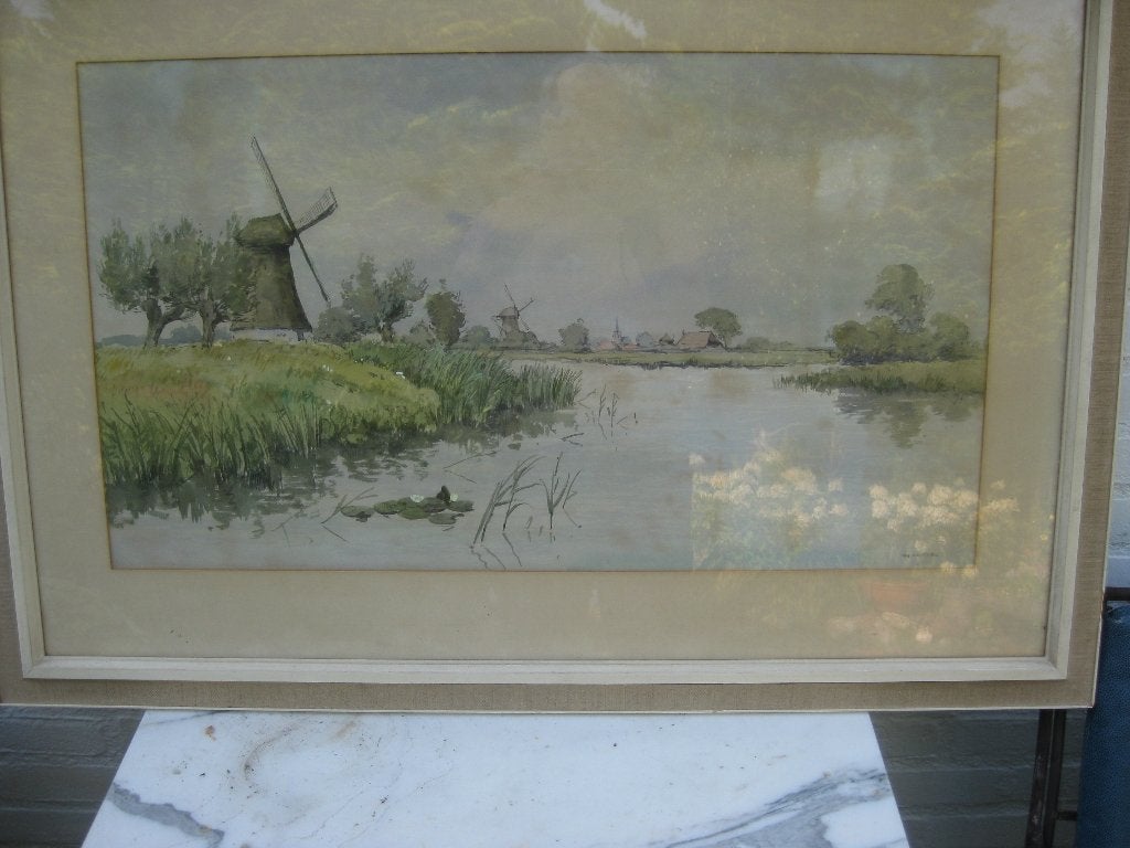 olieverf schilderij, Ophalen