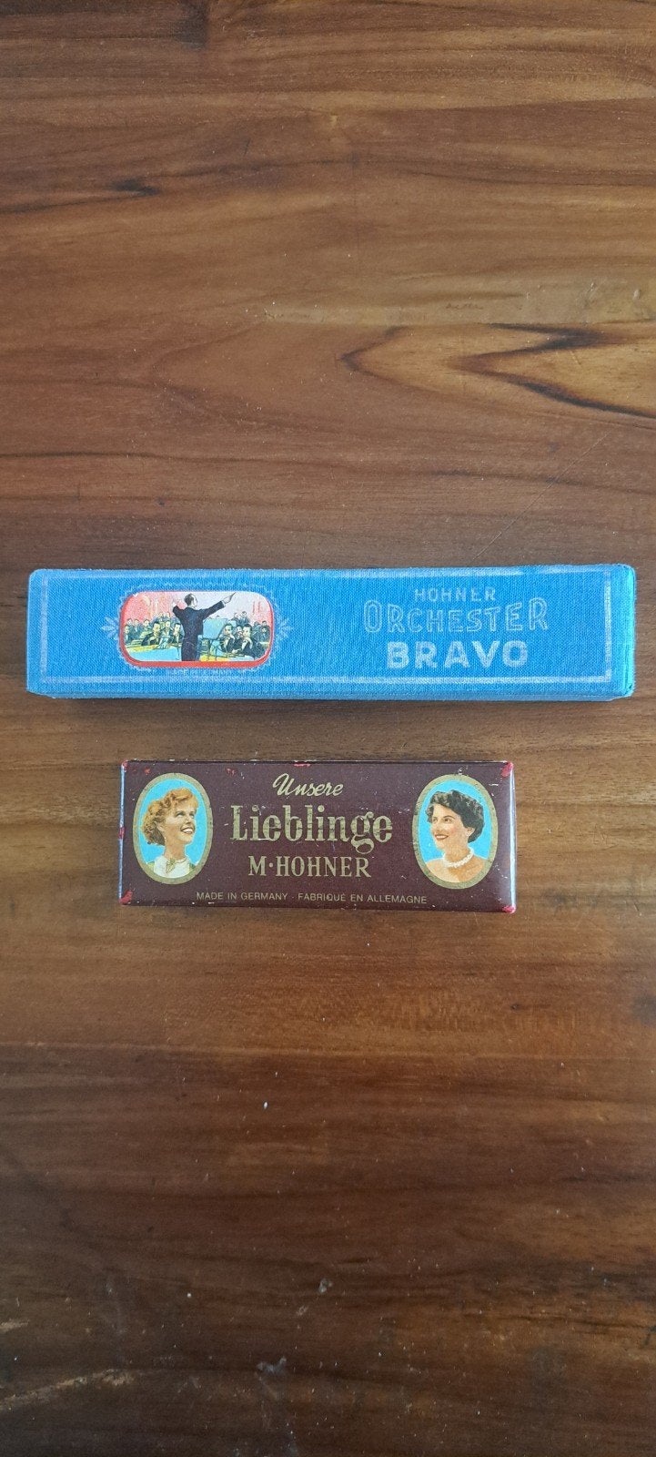 2 M.hohner 1ORCHESTER Bravo.en 1UNSERE Lieblinge., Muziek en Instrumenten, Blaasinstrumenten | Mondharmonica's, Ophalen of Verzenden