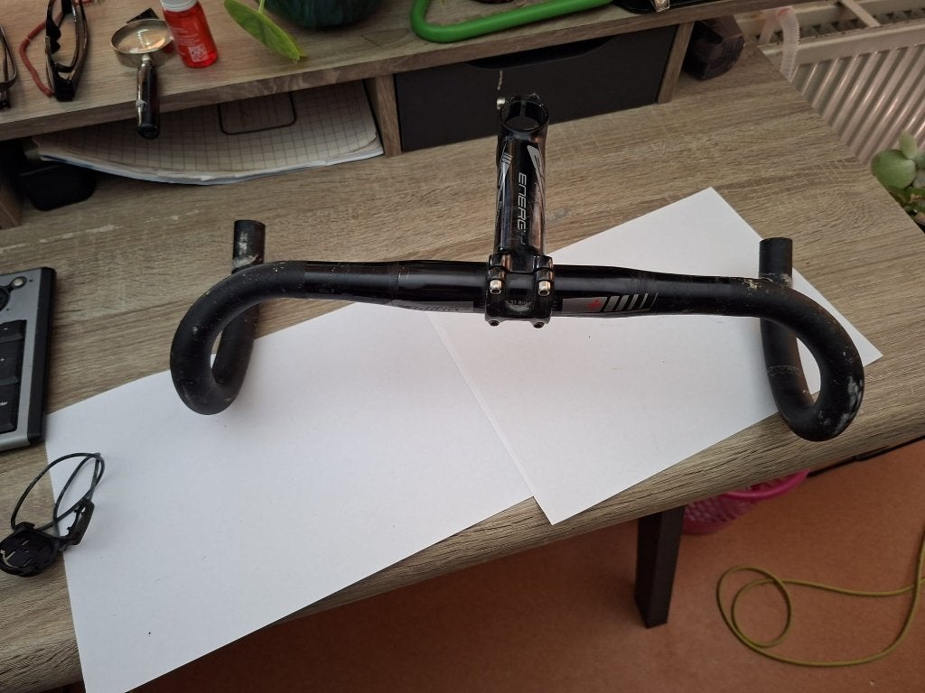 stuur racefiets, Fietsen en Brommers, Fietsonderdelen, Gebruikt, Stuur, Staal, Racefiets