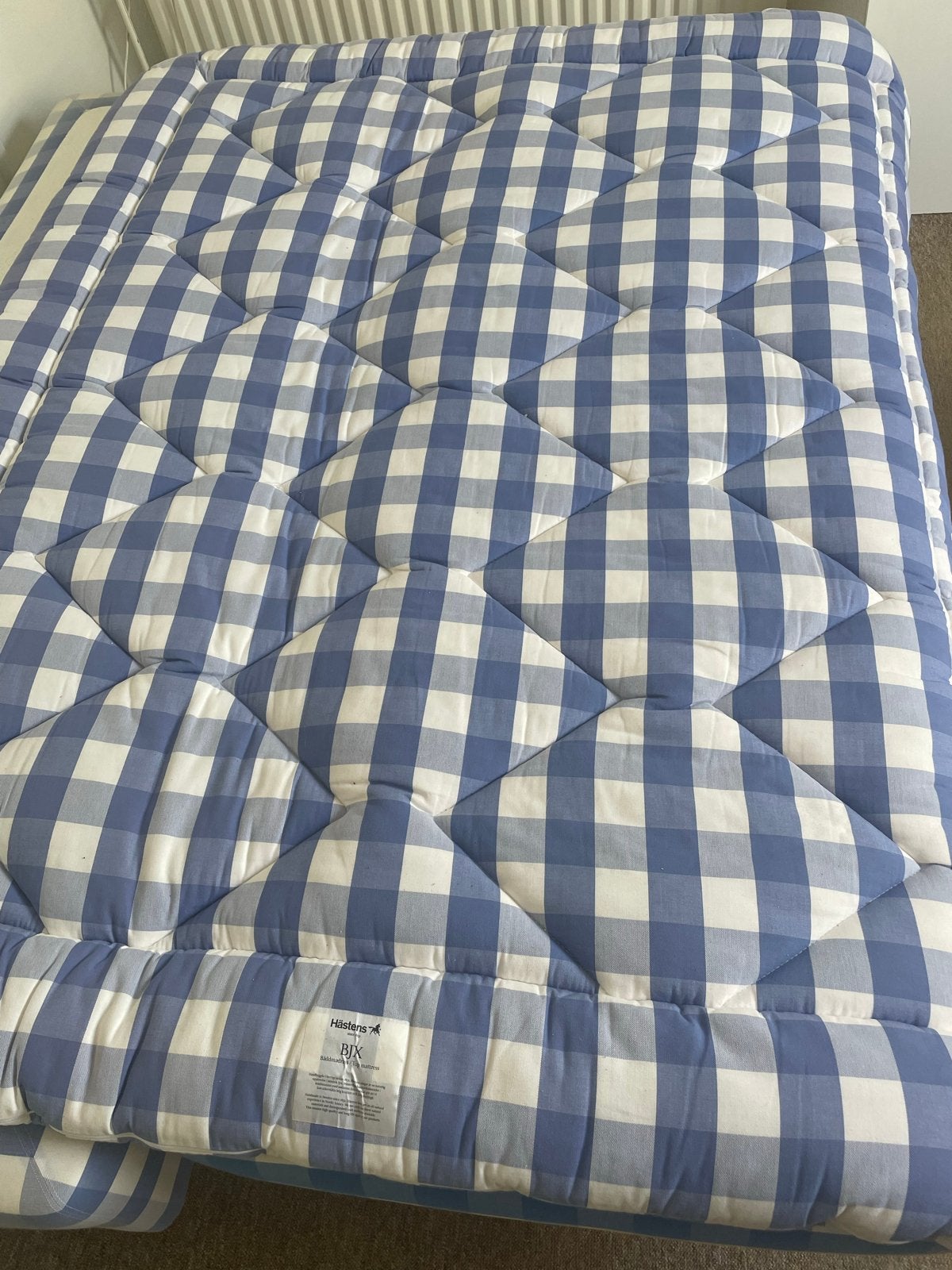 Hästens Marquis Boxspring Bedden - Zo goed als nieuw, Ophalen, Blauw, Tweepersoons, Zo goed als nieuw