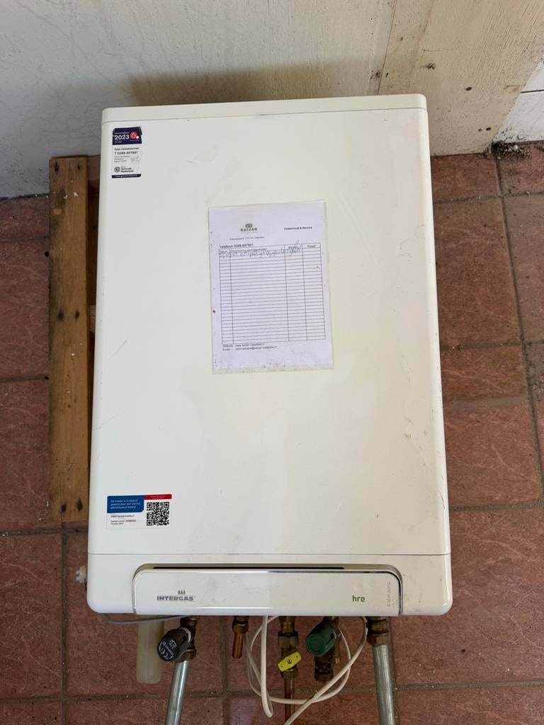 Intergas Kombi Kompakt HRE 28/24 A combiketel, Ophalen, Gebruikt, Aardgas, Boiler