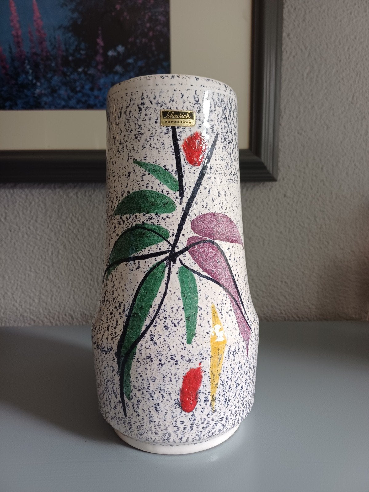 Vintage west germany vaas scheurich., Antiek en Kunst, Antiek | Vazen, Ophalen