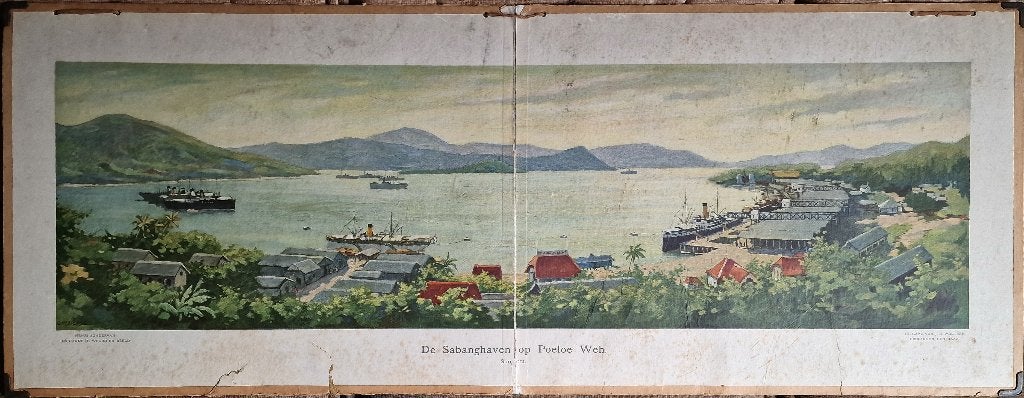 De Sabanghaven op Poeloe Weh. Sumatra / J. Gabriëlse, Antiek en Kunst, Ophalen, Geschiedenis