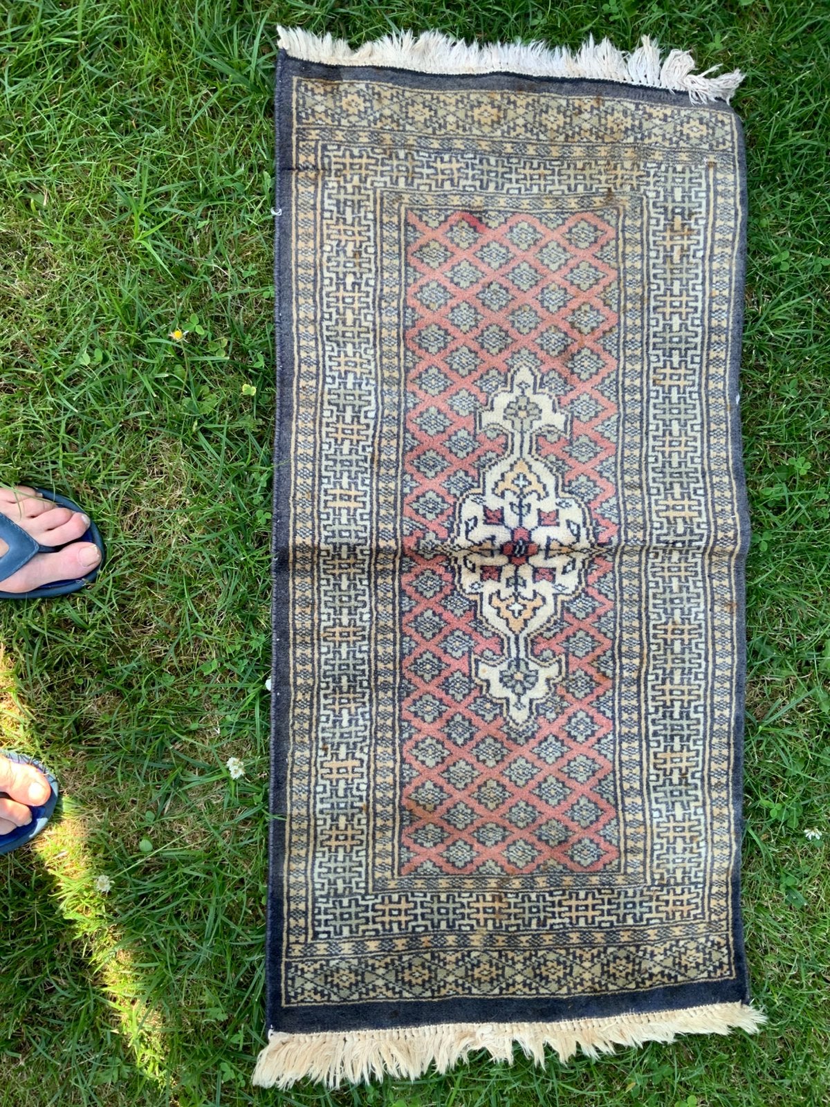 VINTAGE  TURKS   TAPIJTJE, Antiek en Kunst, Antiek | Kleden en Textiel, Ophalen