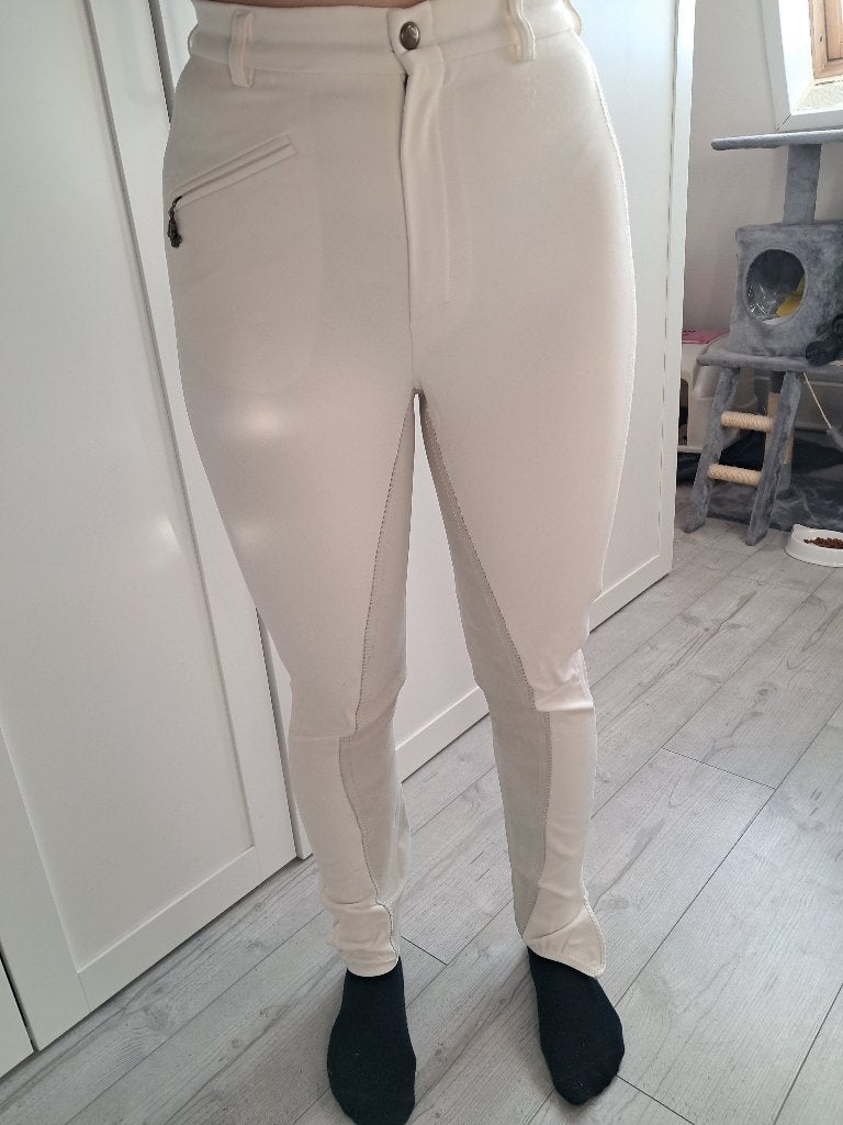 paardrijbroek Kentucky wit, Ophalen, Gebruikt, Dressuur, Onderkleding