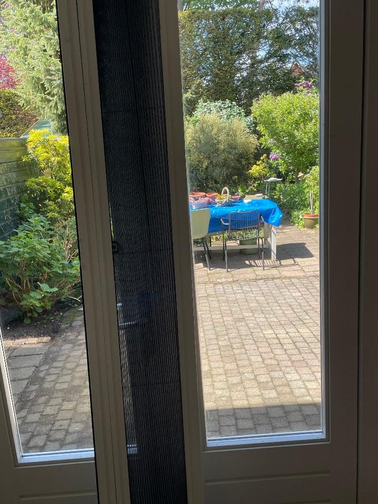 Hor voor openslaande deuren, Gebruikt, Hordeur, Ophalen of Verzenden, Metaal