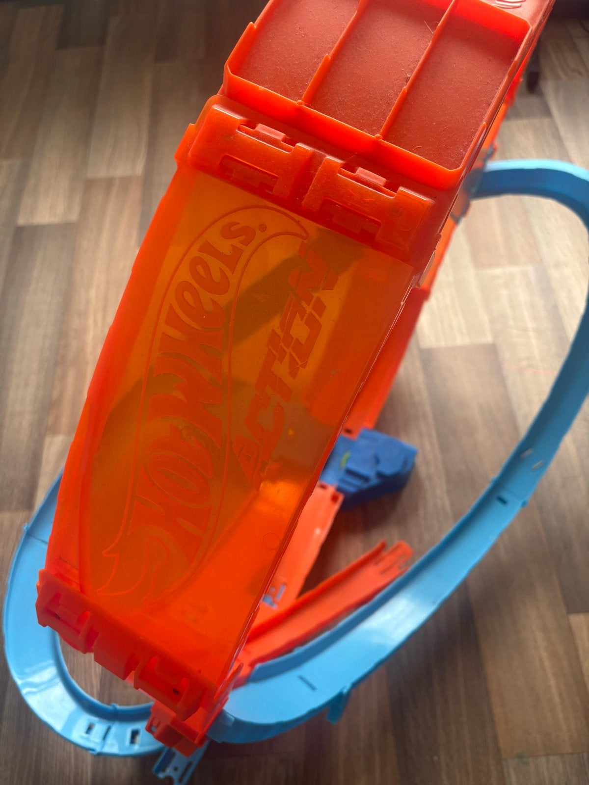 Grote Hot Wheels Racebaan met Looping - Urenlang Speelplezie, Ophalen, Hot Wheels, Racebaan, Gebruikt