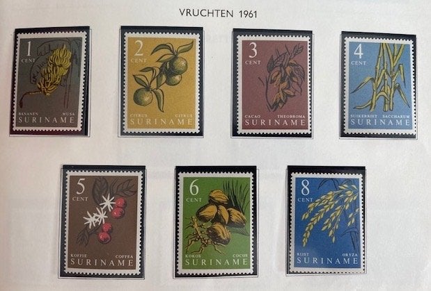 1961 Inheemse Vruchten  7x , Ophalen of Verzenden, Postfris