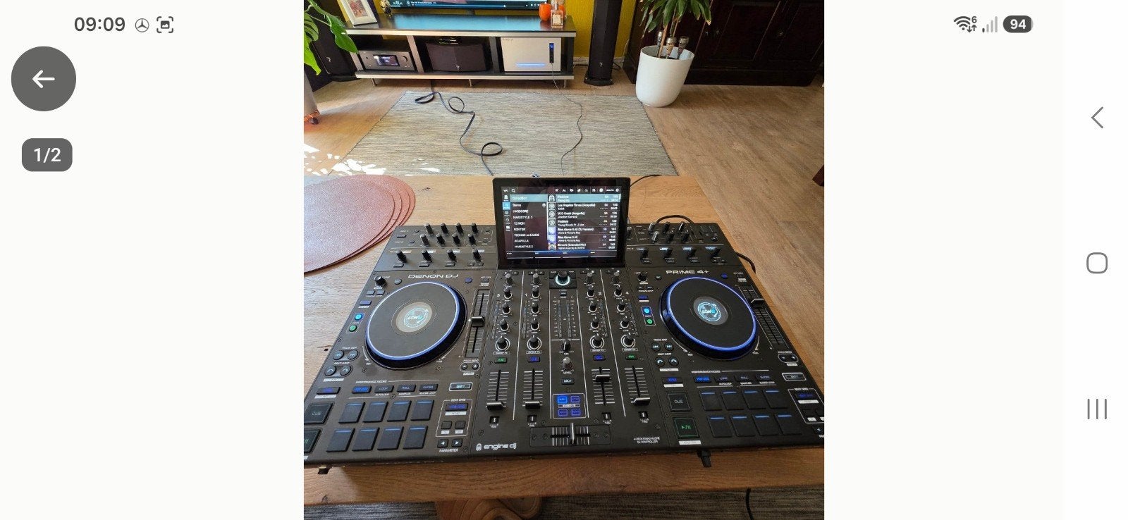 Denon Prime 4+ met stofkap en UDG softcase, Ophalen, Zo goed als nieuw, Dj-set, Denon