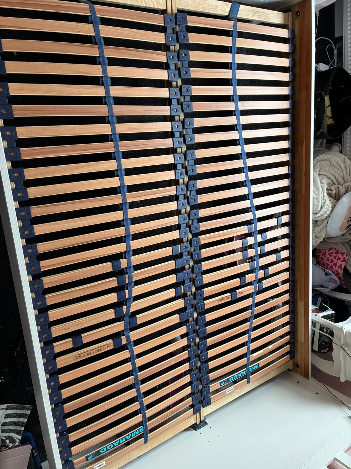 2x lattenbodem 70x200, Ophalen, Gebruikt, Bedbodem, 200 cm