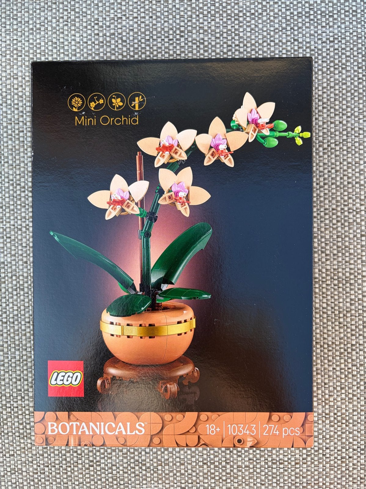 LEGO Botanicals Mini Orchidee 10343 - Nieuw in doos, Lego, Overige thema's, Denemarken, Nieuw
