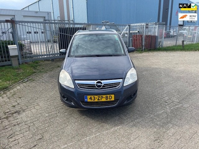 Opel Zafira 1.6 Temptation 7 Zits, Voorwielaandrijving, Gebruikt, 4 cilinders, Startonderbreker