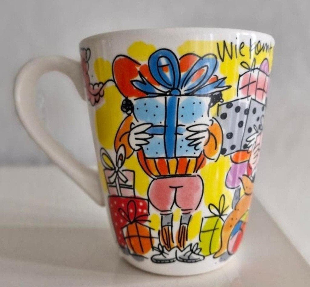 Beker Blond Amsterdam Sinterklaas, Ophalen of Verzenden, Zo goed als nieuw, Aardewerk, Kop(pen) en/of Schotel(s)