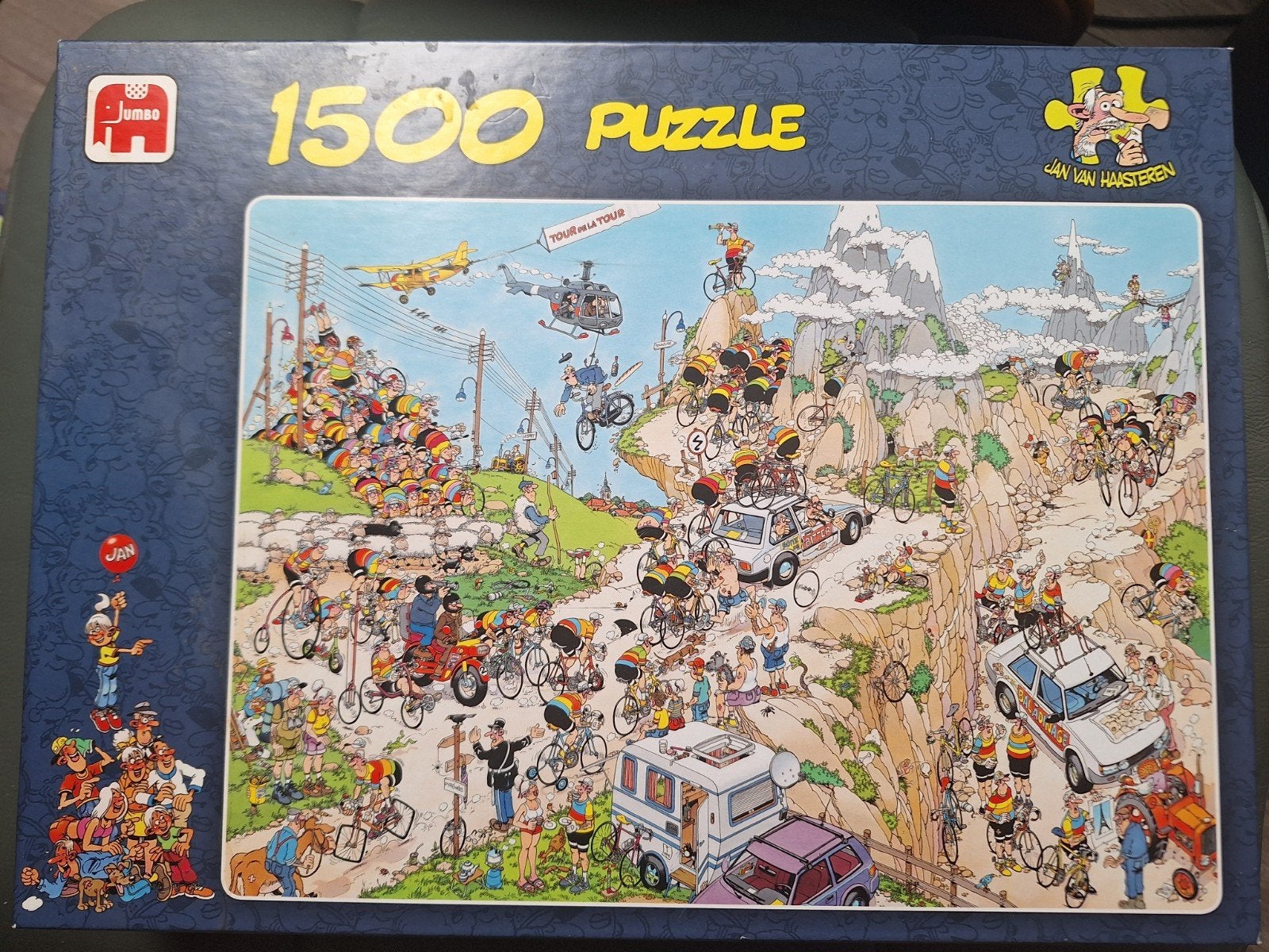 Jan van Haasteren - Tour de France (1500 stukjes), Ophalen, 500 t/m 1500 stukjes, Gebruikt, Legpuzzel