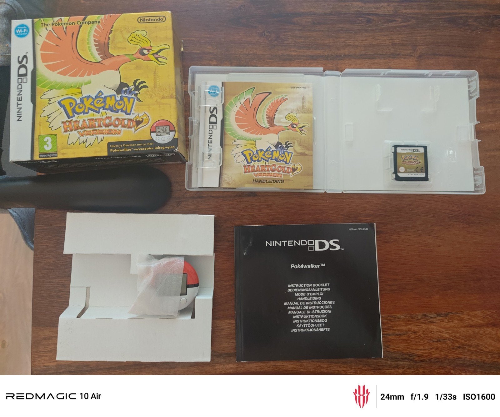 Pokémon HeartGold big box Nintendo DS met Pokewalker, Spelcomputers en Games, Gekoppelde computers, 1 speler, Ophalen of Verzenden