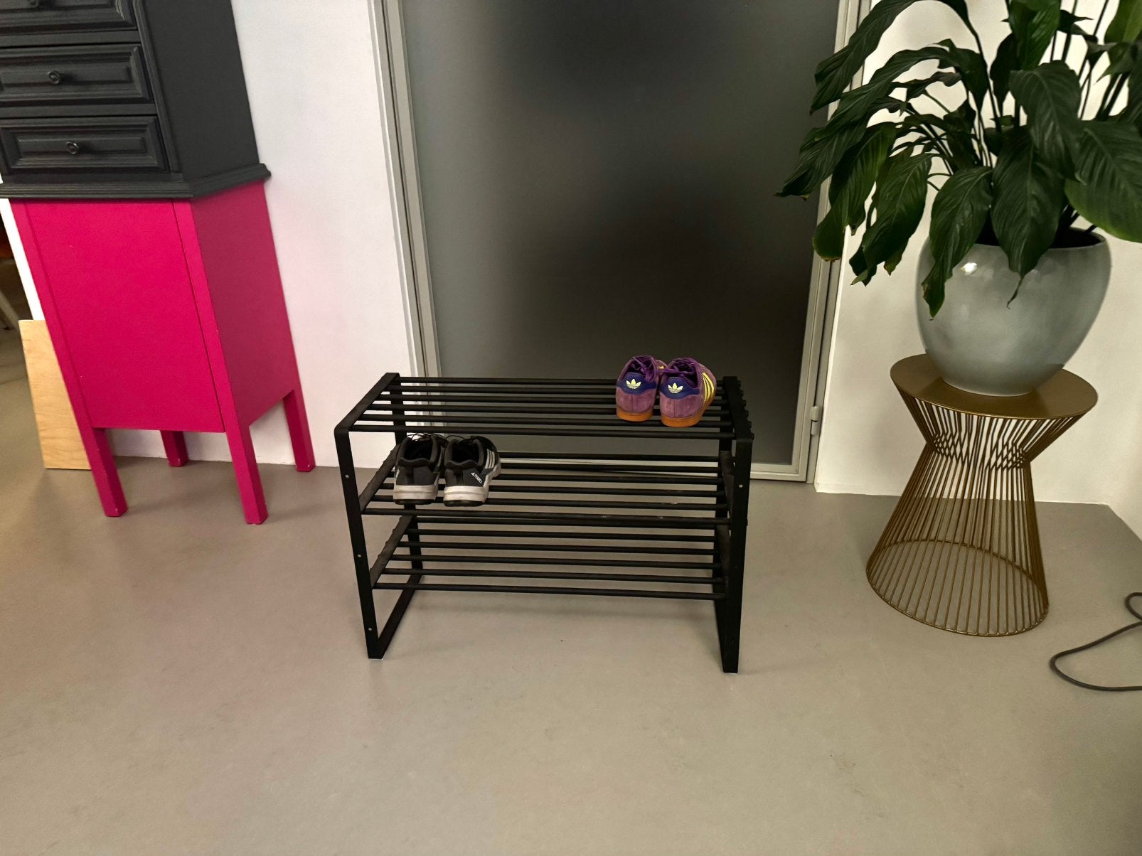 Spinder Design schoenenrek - Zwart, 2 lagen, Ophalen, Gebruikt