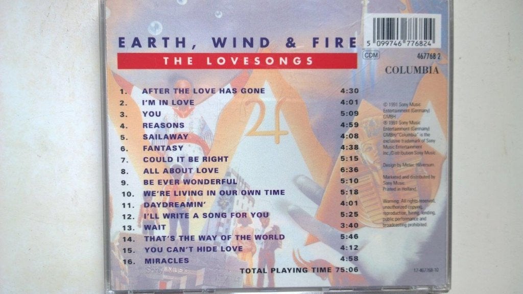 Earth, Wind & Fire - The Love Songs, Ophalen of Verzenden, Zo goed als nieuw, Soul, Album