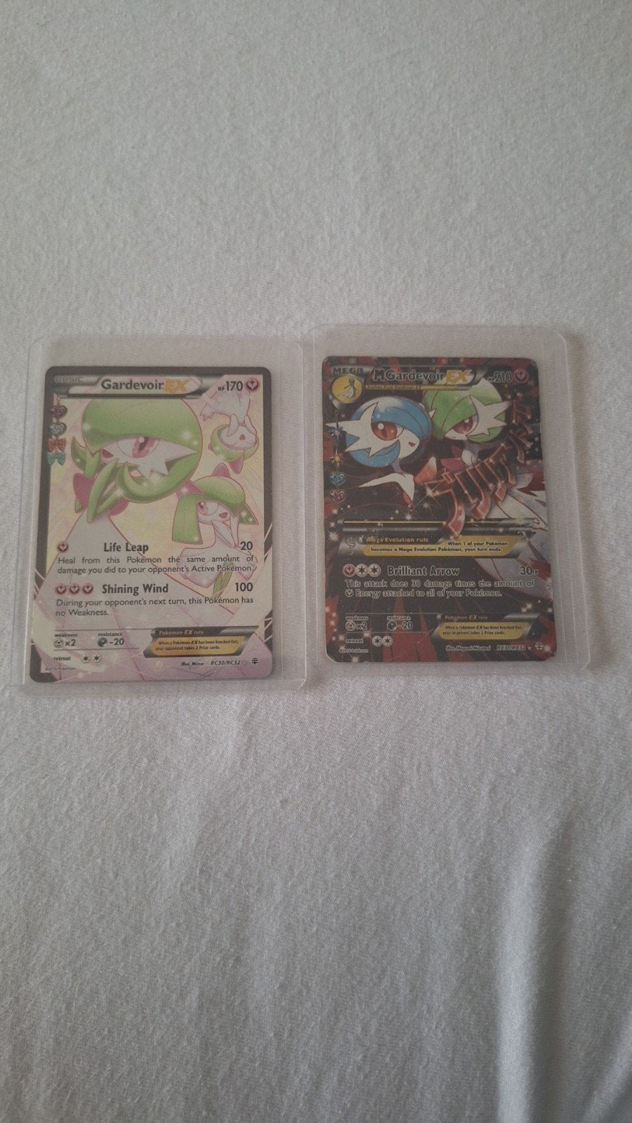 Gardevoir EX en M Gardevoir EX Pokémon kaarten, Ophalen of Verzenden, Zo goed als nieuw, Meerdere kaarten, Foil