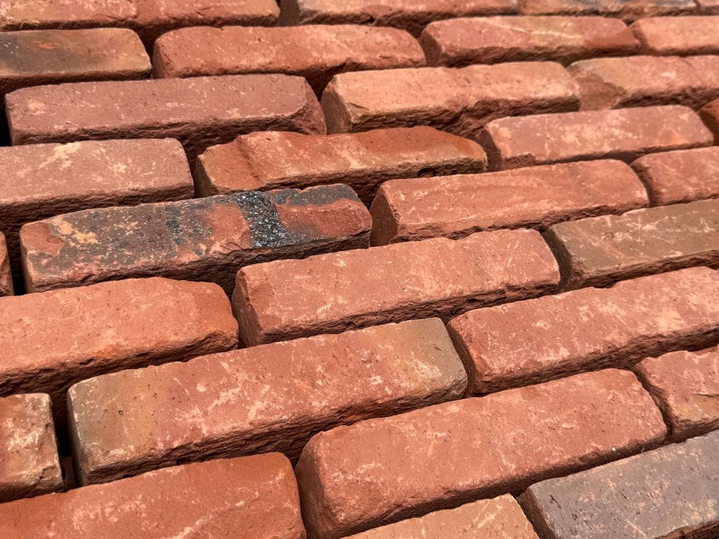 € 0,49 per st metselstenen gevelstenen WF ws rood getrommeld, Doe-het-zelf en Verbouw, Metselstenen, Niet ingevuld, Verzenden