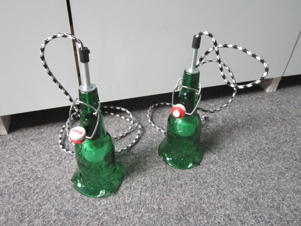 GROLSCH ORGINELE BAR LAMPEN, Ophalen, Zo goed als nieuw, Overige typen, Grolsch