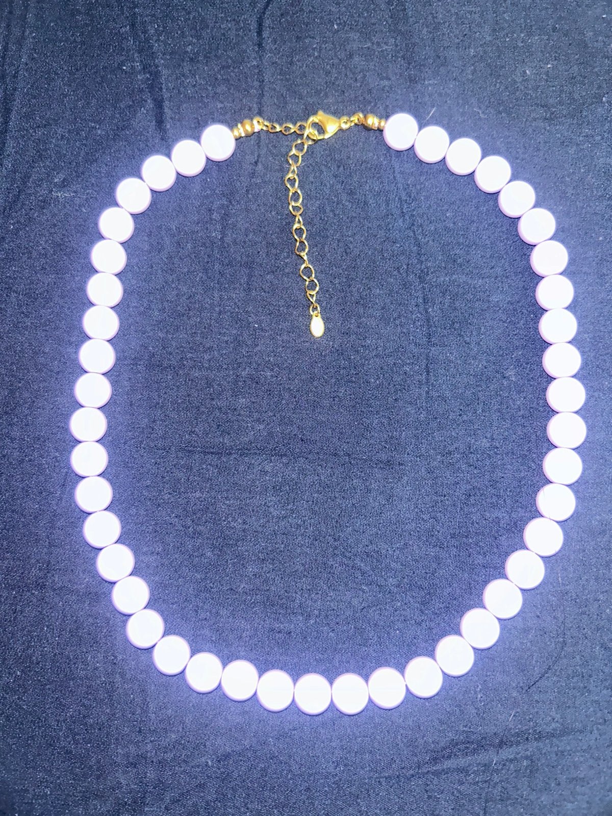 Paarse ketting, Verzenden, Zo goed als nieuw, Paars, Overige materialen