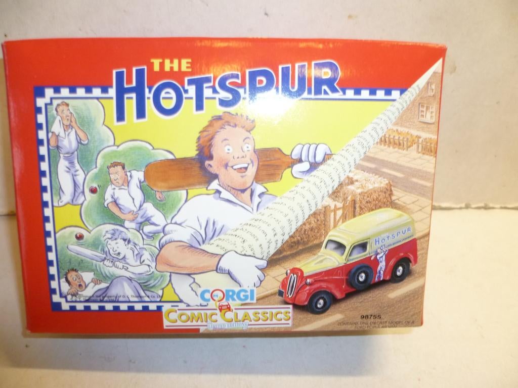 Corgi 1991 98755 The Hotspur Ford Popular Van 1:43 auto, Ophalen of Verzenden, Nieuw, Auto, Corgi