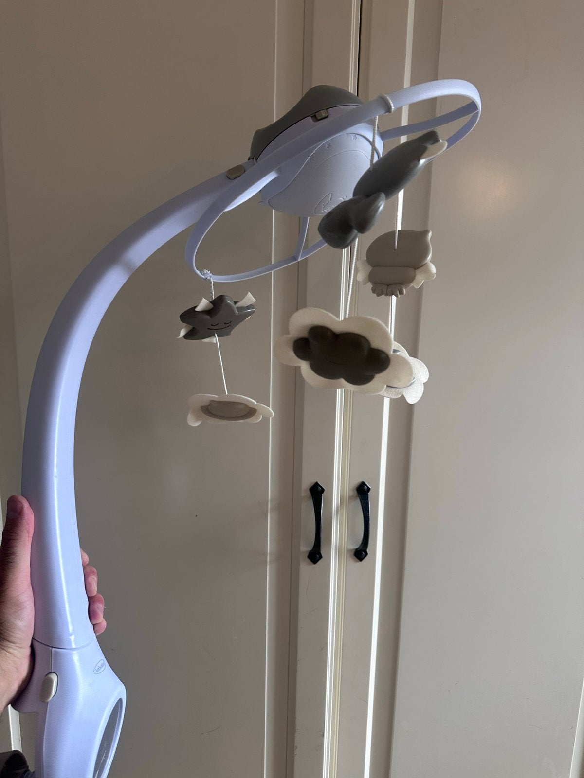 Chicco Next2Dreams Mobiel met licht en geluid, Kinderen en Baby's, Ophalen of Verzenden, Zo goed als nieuw, Mobiel, Met licht