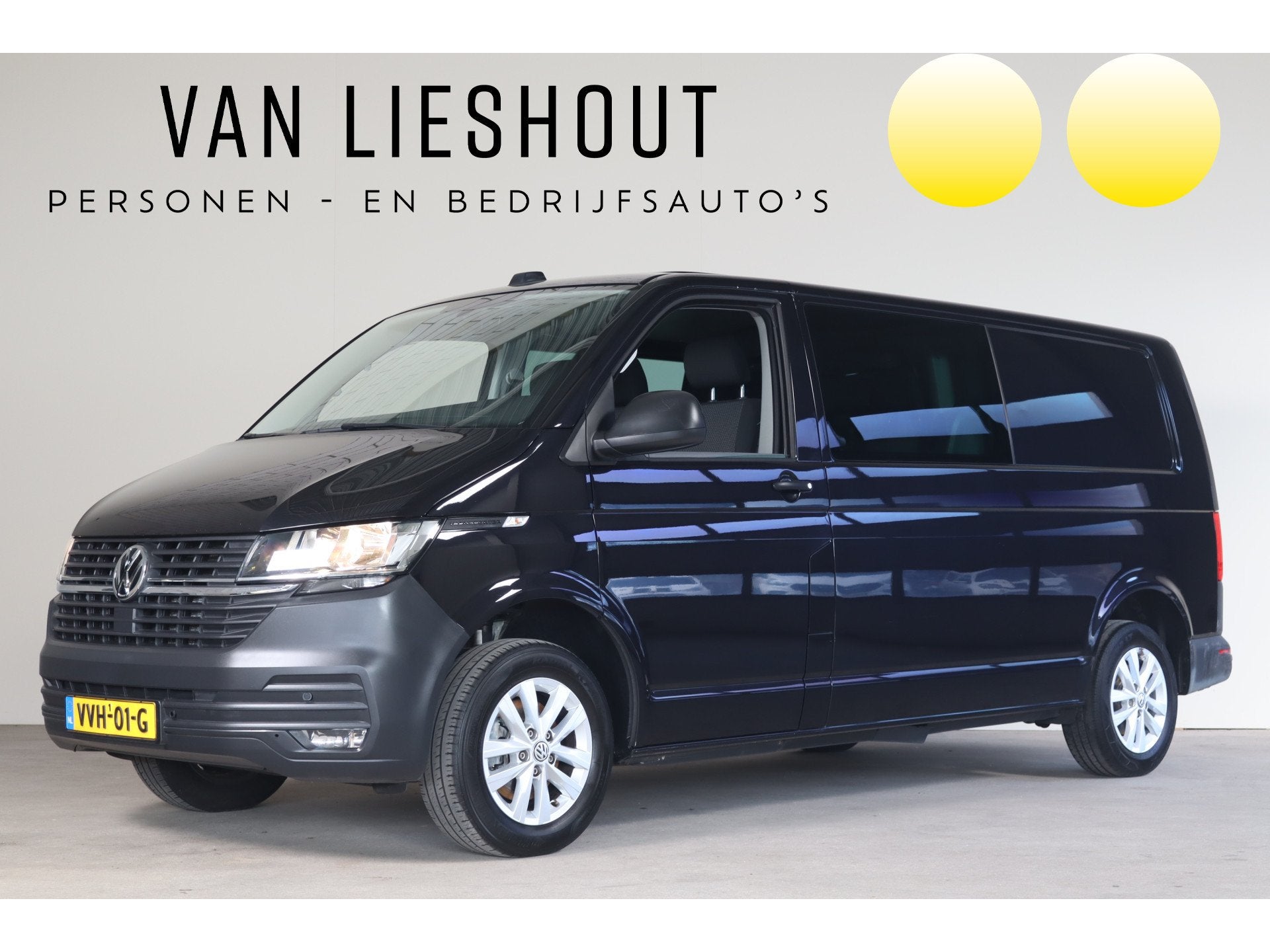 Volkswagen Transporter 2.0 TDI L2H1 30 DC Highline BPM VRIJ!, Stof, Euro 6, 4 cilinders, 150 pk