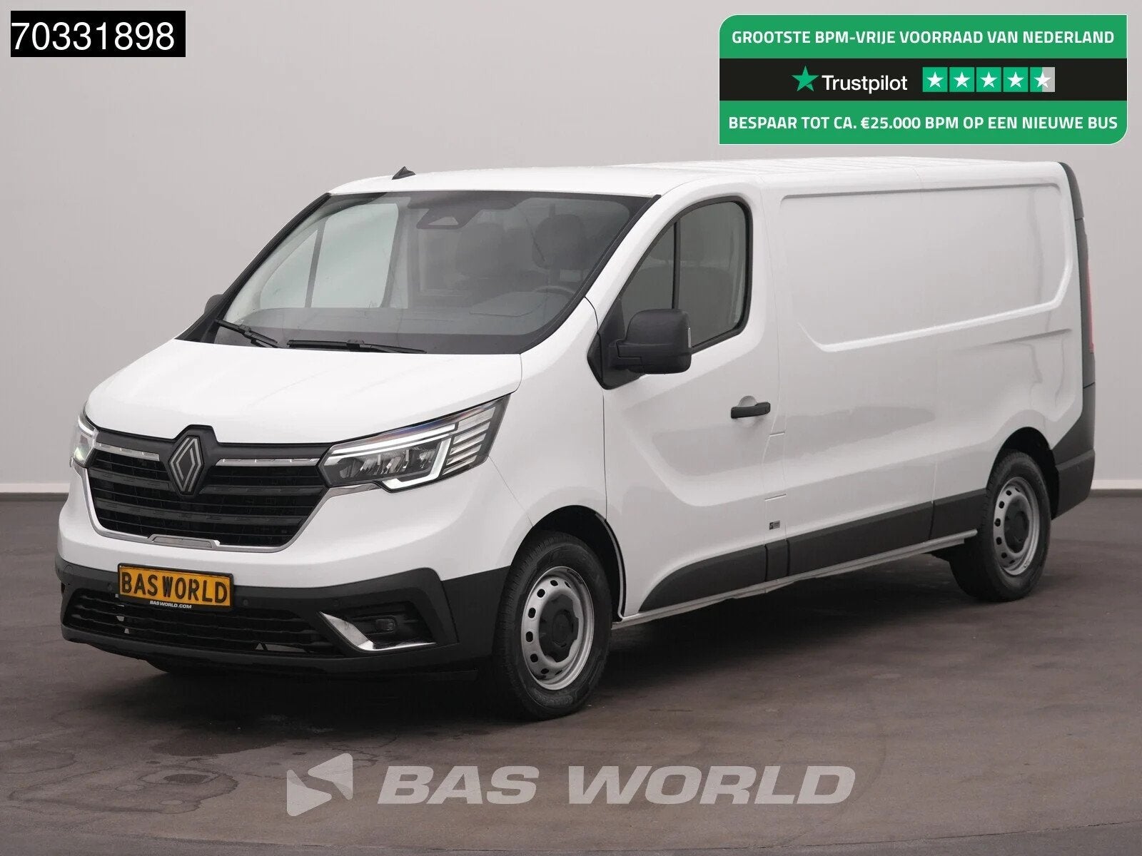 Renault Trafic 150pk L2H1 LED Airco Cruise Camera Parkeersen, Stof, Gebruikt, Euro 6, 4 cilinders