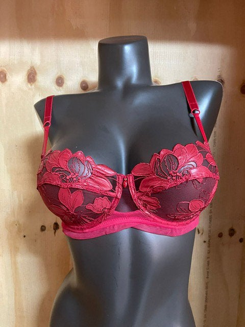 Lise charmel balconet bh maat 70e glamour couture, Kleding | Dames, Verzenden, Rood, BH