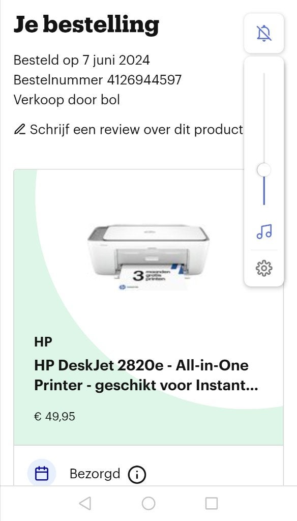 Hp deskjet 2820e all in one printer, Inkjetprinter, All-in-one, Zo goed als nieuw, HP