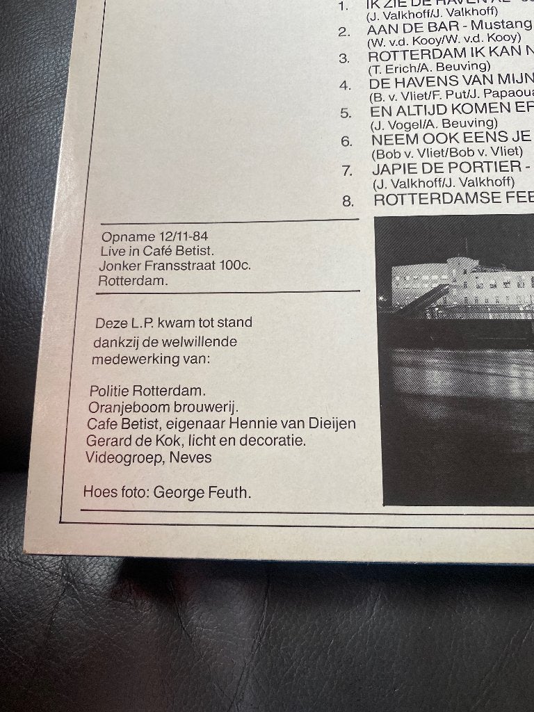 Rotterdam Uit En Thuis - Live Elpee!!, LP, Gebruikt, Overige genres, Ophalen of Verzenden